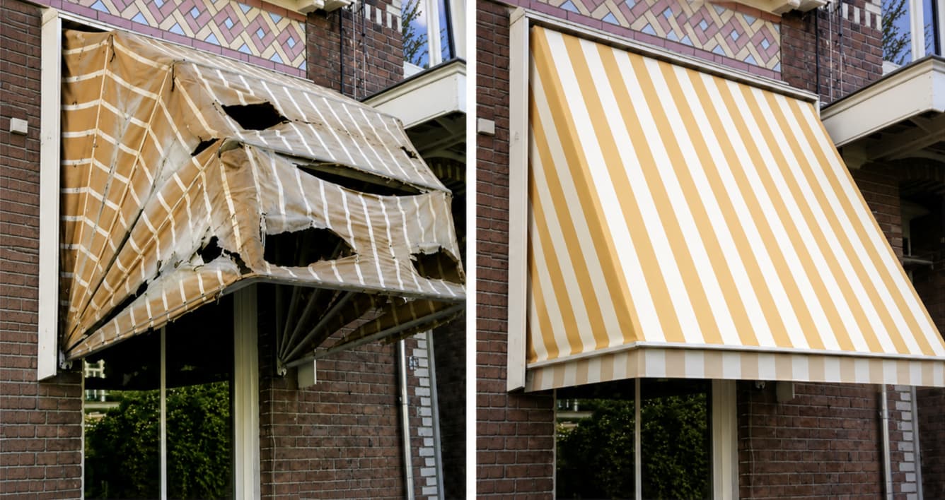 Reparatie en onderhoud van zonwering en rolluiken door een monteur